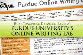 Purdue University S Online Writing Lab Busyteacher S Detailed Review Writing Lab Online Writing Lab Online Education