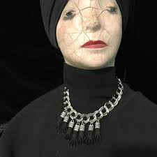 Black Squirrel Foot Charm Necklace,chunky Vintage Silver Chain//amulet  Necklace//taxidermy Jewelry//voodoo Necklace//claw Taxidermy Necklace