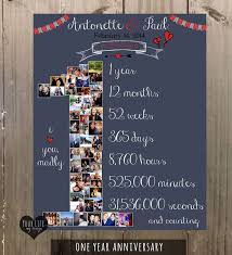 They say (whoever they are!) the first year is the hardest, so look forward to improved sailing. 1 Year Wedding Anniversary Gift Ideas For Him