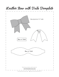 {download free printable template here}. Free No Sew Leather Or Felt Bow Template Download At Www Rsherwooddesign Com Diy Baby Bows Diy Hair Bows Leather Bows
