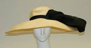 Picture Hat Cristobal Balenciaga Spanish 1895 1972 Date Ca 1958 Materials Straw Cotton The Metropolitan Museum Fashion Balenciaga Balenciaga Hat