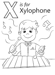 Coloring letters alphabet coloring pages alphabet art coloring book pages colouring sheets for adults coloring sheets love wallpaper download valentine coloring pages letter symbols. Xylophone Letter X 1 Coloring Page Free Printable Coloring Pages For Kids