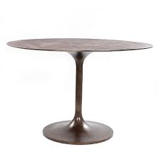 Grosfillex 's molded melamine tabletop is made to resist burning, scratching, staining and fading. Tulip Pedestal Dining Table