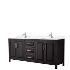 24 black bathroom vanity vessel sink set cabinet w/ mirror faucet drain combo. Luxury Bathroom Vanities Perigold