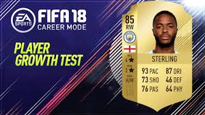 He prefers to shoot with his right foot. Fifa 18 Raheem Sterling Growth Test Youtube