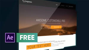 Download the best after effects projects for free our collection include free openers, logo sting, intro and video display template all high quality premium ae files. Free After Effects Template Website Presentation Youtube