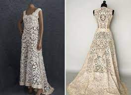 Irish Crochet Wedding Dress Pattern Google Search Crochet Wedding Dress Pattern Crochet Wedding Dresses Crochet Wedding