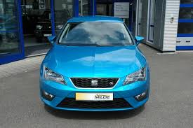 Ibiza reference (basisvariante), style, sport, fr (formula racing), cupra (cup racing) nur als sc, ecomotive und color edition (lumina orange oder galia blau) nur als sc. Seat Leon Fr In Alor Blau Im Autohaus Milde In Heidenheim