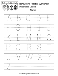 The worksheets build on one another so you'll want to begin with the letter a and add letters in the order. Handwriting Practice Worksheet Free Kindergarten English Worksheet For Kids