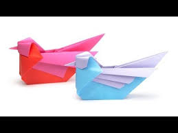 Origami Bird Tutorial Mandarin Or Seagull Simon Anderson Paper Kawaii Origami Bird Origami Easy Useful Origami