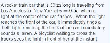 Maybe you would like to learn more about one of these? A Rocket Train Car That Is 30 M Long Is Traveling Chegg Com