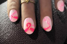 Nail design get inspired, get obsessed, get great summer gel nails (and save!) with gelish and @_linadoll. Step By Step Nail Art To Mark Breast Cancer Awareness Month