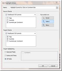 Tableau Highlight Actions Step Tutorials Power Tableau Dashboard