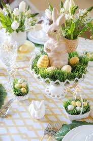 40 Beautiful Diy Easter Table Decorating Ideas For Spring 2019 40 Easter Table Centerpieces Easter Table Decorations Easter Dinner Party