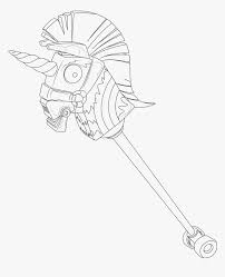 In battle royale game mode you and 99 other players are dropped from a flying bus on an island. Fortnite Pickaxe Lineart Fortnite Rainbow Smash Coloring Pages Hd Png Download Kindpng