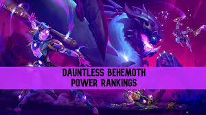 Read on to learn how you can get heroic dye in dauntless…. Dauntless Behemoth Power Rankings Two Average Gamers