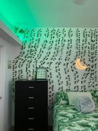 Vines for bedroom aesthetic ideas. Vines On My Bedroom Wall Green Room Ideas Bedroom Green Rooms Aesthetic Bedroom
