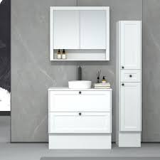 Here's how to do minimal spaces without the empty feeling. New Hampton 900 Vanity In Matt White