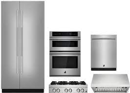 The best kitchen appliance packages when it comes to saving energy typically allow you to use a small appliance in place of a larger one. Jennair Jarectwodw101 5 Piece Kitchen Appliances Package With Side By Side Refrigerator And Dishwasher In Panel Ready