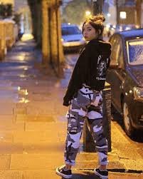 Black And White Camo Pants Outfit Urban Renewal Vintage Surplus Black And White Camo Cargo Trousers Urban Wear Women Urban Wear Clothing Urban Fashion Girls