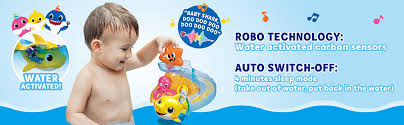 Talking baby, daddy or mummy shark for around £15 each, moving baby shark plush toys at around £30, and the newest are baby shark family sound cubes for around £7 each. Zuru Robo Alive Junior Baby Shark Battery Powered Sing And Swim Bath Toy Random Color Amazon Co Uk Toys Games