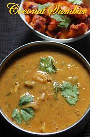 Coconut Sambar Recipe Thengai Arachuvitta Sambar Recipe Onam Sadya Recipes Yummy Tummy Sambhar Recipe Indian Cooking Food