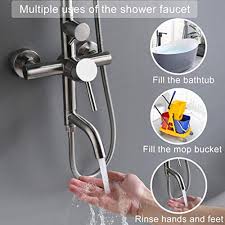 We did not find results for: Haoxin Outdoor Shower Fixtures Sus 304 Stainless Steel All Metal 3 Function Exposed Shower Faucet Set Brushed Nickel A5108n Pricepulse