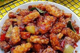 Resep kakap goreng saus kecap inggris, cita rasa manis, asam, dan gurih. Tempe Cumi Asam Manis Menu Mewah Harga Murah