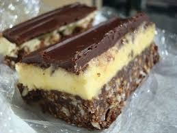 Birds Custard Powder Recipes Uk Nanaimo Bars Canadian Version With Birds Custard Powder Just How I Used To Make Them Nanaimo Bar Recipe Holiday Cookie Recipes Christmas Chocolate Recipes