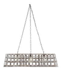 Creative Co Op Da9507 Galvanized Metal Basket Pendant Lamp With 3 Lights 6 Chain And 10 Cord Multicolor Metal Baskets Pendant Lamp Farmhouse Inspired Decor