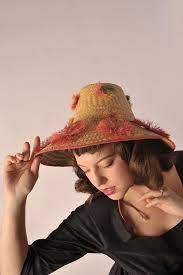The 1960s Summer Fun Vintage Beach Hat Beach Hat Vintage Fashion 1960s Vintage Beach