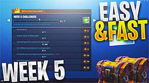 Deal damage with smgs to opponents (0/500). Fortnite How To Complete All Week 5 Challenges Super Fast Easy Gas Station Treasure Map Youtube