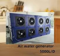 5000L Atmospheric Water Generator for Industrial Air to Water Generator  Machine Price Made in China