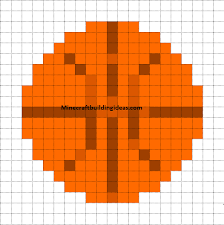 Minecraft Pixel Art Templates Basketball Pixel Art Pixel Art Templates Minecraft Pixel Art
