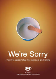 Wall S Ice Cream Global Warming Ads By Darryl Driyarto Han Via Behance Global Warming Poster Ads Creative Creative Advertising Design