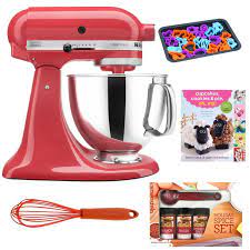 Bowl size & capacity 6. Kitchenaid Ksm150pswm Artisan 5 Quart Stand Mixer Watermelon Cupcakes Cookies Pie Oh My Cook Book Cookie Sheet Accessory Kit Buy Online In United Arab Emirates At Desertcart Ae Productid 8939198
