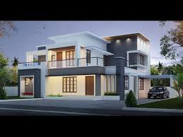 Selected Beautiful Home Designs 2019 New Modern House Designs Kerala Home Design Youtub Flat House Design House Roof Design Small Modern House Plans