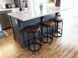You need to have at least one metre (40 inches) between the worktop/cabinets and the run. A Diy Kitchen Island Make It Yourself And Save Big Domestic Blonde