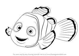 All the best nemo fish drawing 39+ collected on this page. Learn How To Draw Nemo From Finding Nemo Finding Nemo Step By Step Drawing Tutorials