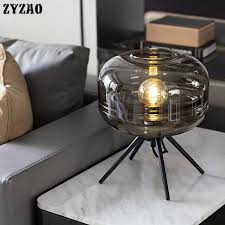 360 lighting modern table lamp gourd mercury glass oatmeal drum shade for living room bedroom bedside nightstand office family 360 lighting 4.8 out of 5 stars with 5 reviews Modern Creative Glass Table Lamps Art Deco Bar Living Room Bedroom Bedside Table Light Designer Home Decor Model Room Desk Lamps Table Lamps Aliexpress