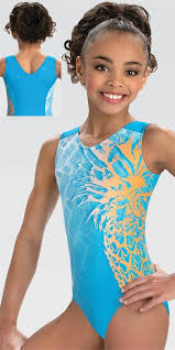 E3944 Tropical Pineapple Gk Elite Gymnastics Leotard Tank