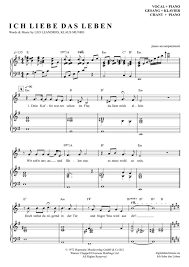 Von ernesto gratis report für jeden neuen video newsletter abonennten! Ich Liebe Das Leben Klavier Begleitung Gesang Pdf Noten Von Vicky Leandros In E Dur 7070740