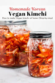 Homemade Vegan Kimchi Version 2 My Eclectic Bites Recipe Vegan Kimchi Vegetarian Kimchi Vegan Kimchi Recipe