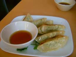 For the ginger dipping sauce: Gyoza Pan Fried Steamed Dumplings With Soya Vinegar Dipping Sauce And Parsley Picture Of Samsi Manchester Tripadvisor