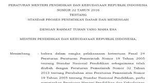 Maybe you would like to learn more about one of these? Permendikbud No 22 Tahun 2016 Standar Proses Pendidikan Dasar Dan Menengah Pedia Pendidikan