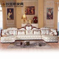 Luxury U Shaped Sectional Living Room Furniutre Antique Europe Design New Classical Hea Living Room Sofa Design Living Room Furniture Styles Simple Living Room