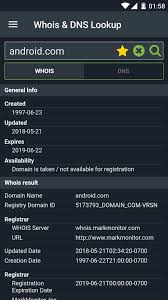 Whois Dns Lookup For Android Apk Download