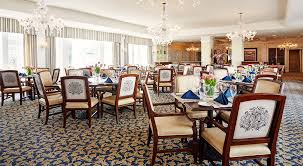 A room, as in a house or hotel, in which meals are eaten. Carolina Dining Room Restaurants Fine Dining Pinehurst Resort