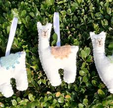 Felt Hanging Alpaca Decoration - Alpaca Annie