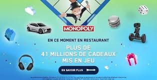 We show you this table so you have a. Monopoly Mcdo 2019 Vignettes 100 Gagnantes Du 15 10 Au 11 11
